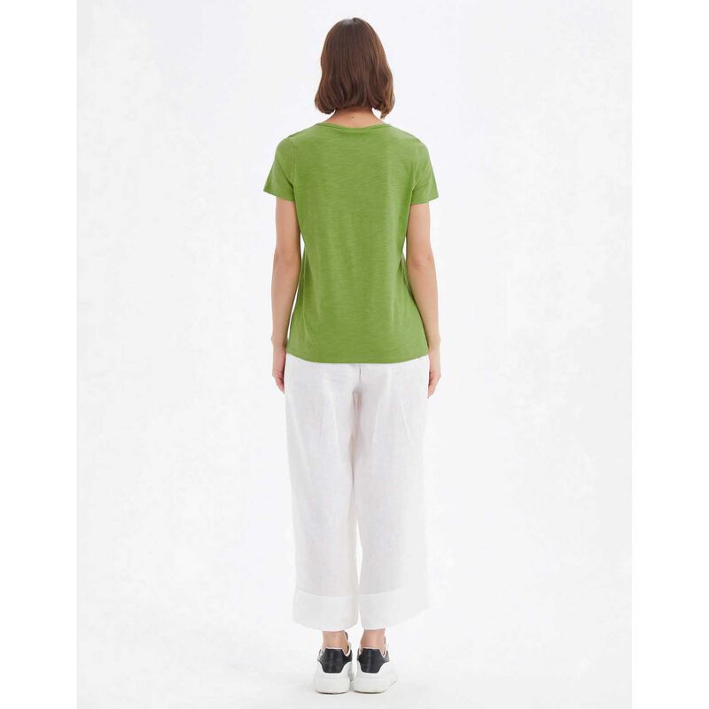 TIRELLI Short Sleeve Slub Slim Tee image number 1